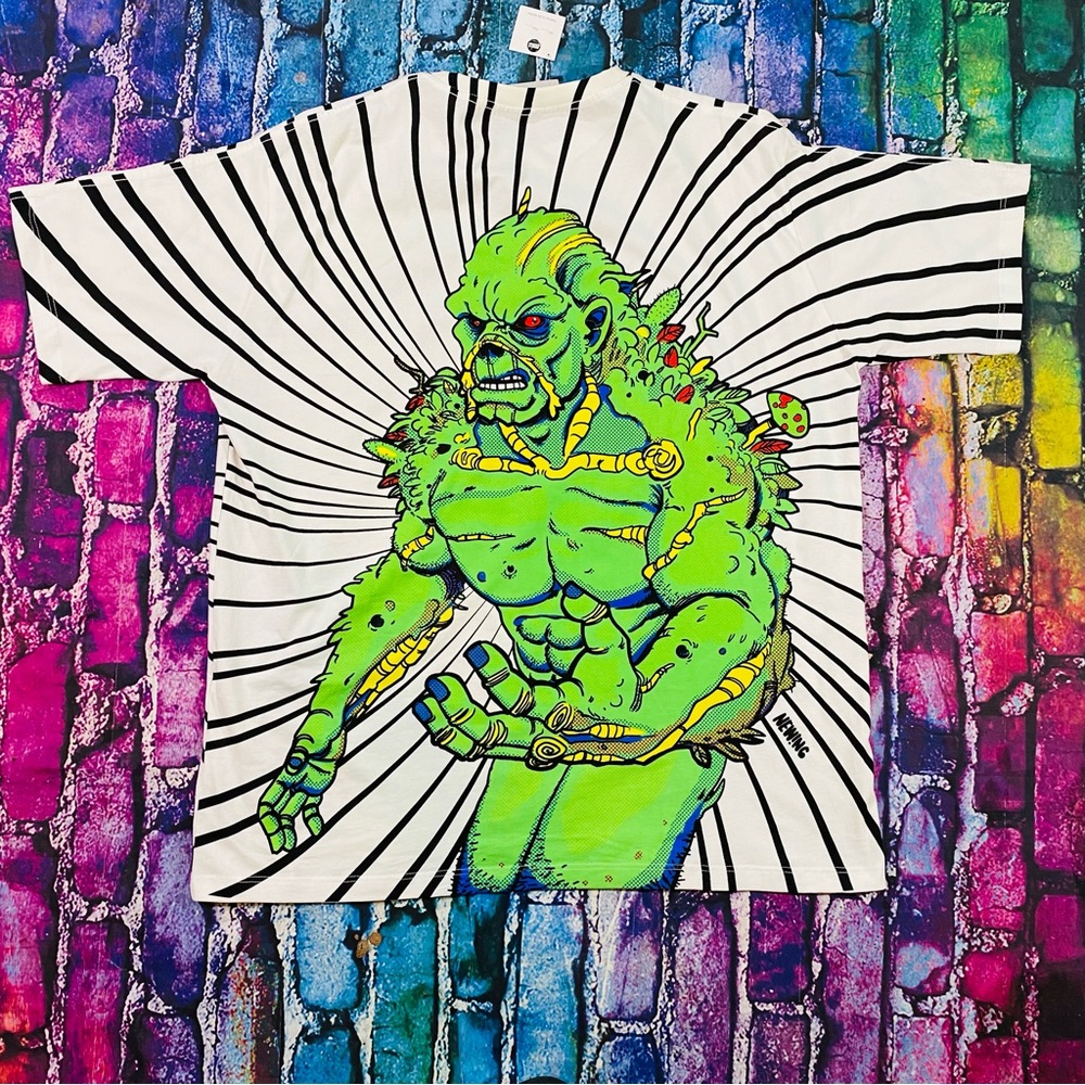 Nwt Swamp Thing Aop Bootleg Size Xxl By Bombastic… - image 2